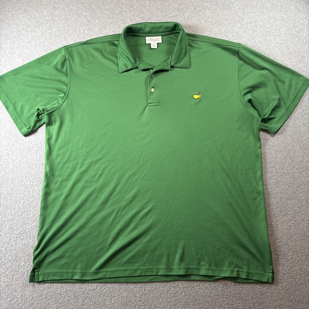 Masters Performance Men's Green Polo Shirt Sz 2XL Golf  (Pilling, READ)